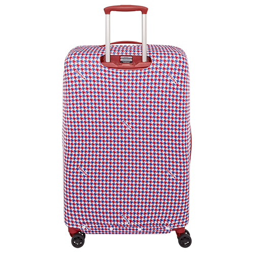 Delsey TN - Ausziehbarer Kofferschoner In Neonblau Gemustert 2 Delsey TN - Ausziehbarer Kofferschoner In Neonblau Gemustert – Bild 2