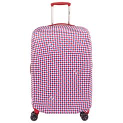 Delsey TN - Ausziehbarer Kofferschoner In Neonblau Gemustert