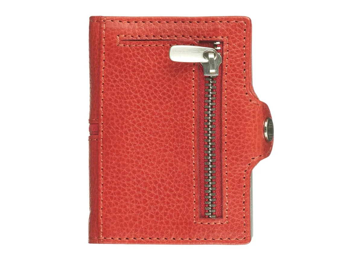 Cript Mini Wallet - 3.55 STEEL Fire Red 3 Cript Mini Wallet - 3.55 STEEL Fire Red – Bild 3