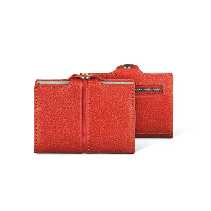 Cript Mini Wallet - 3.55 STEEL Fire Red 4 Cript Mini Wallet - 3.55 STEEL Fire Red – Bild 4