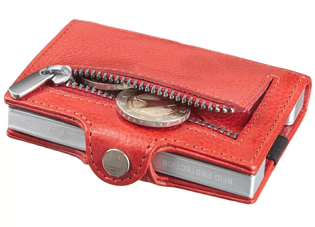 Cript Mini Wallet - 3.55 STEEL Fire Red 7 Cript Mini Wallet - 3.55 STEEL Fire Red – Bild 7