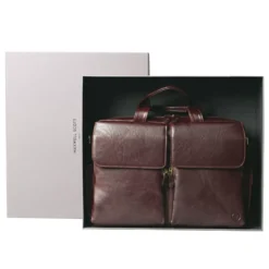 Lagaro - Leder-Aktentasche In Cognac-Braun -Praktische Taschen Angebote Store compressed articleImages2 M a maxwell scott verpackt lagaro aktentasche dunkelbraun echtleder 2