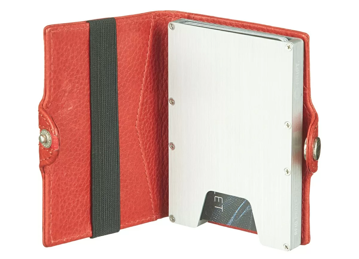 Cript Mini Wallet - 3.55 STEEL Fire Red 8 Cript Mini Wallet - 3.55 STEEL Fire Red – Bild 8