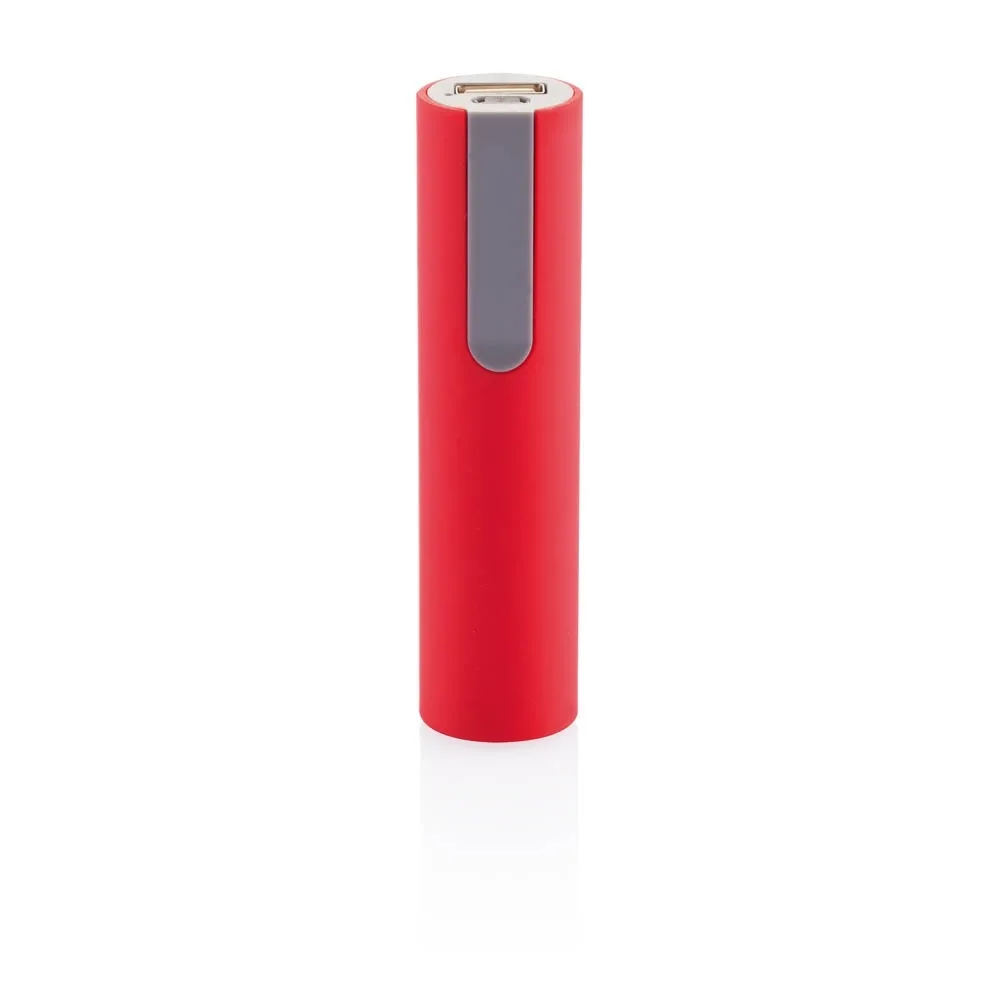 2200mAh Power Bank In Red/Grey 1 2200mAh Power Bank In Red/Grey