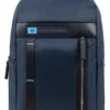 Piquadro Laptoprucksack Aus Rezykliertem Nylon In Schwarz