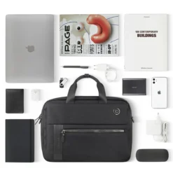 Bugatti Nero Businesstasche Schwarz -Praktische Taschen Angebote Store compressed flatlay6