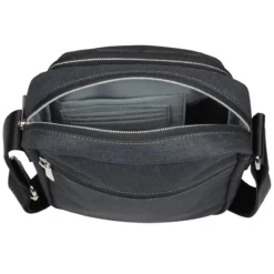 Bugatti Sera Schultertasche Anthrazit 11 Bugatti Sera Schultertasche Anthrazit -Praktische Taschen Angebote Store compressed open11