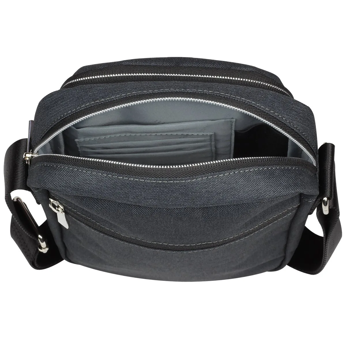 Bugatti Sera Schultertasche Anthrazit 3 Bugatti Sera Schultertasche Anthrazit – Bild 3