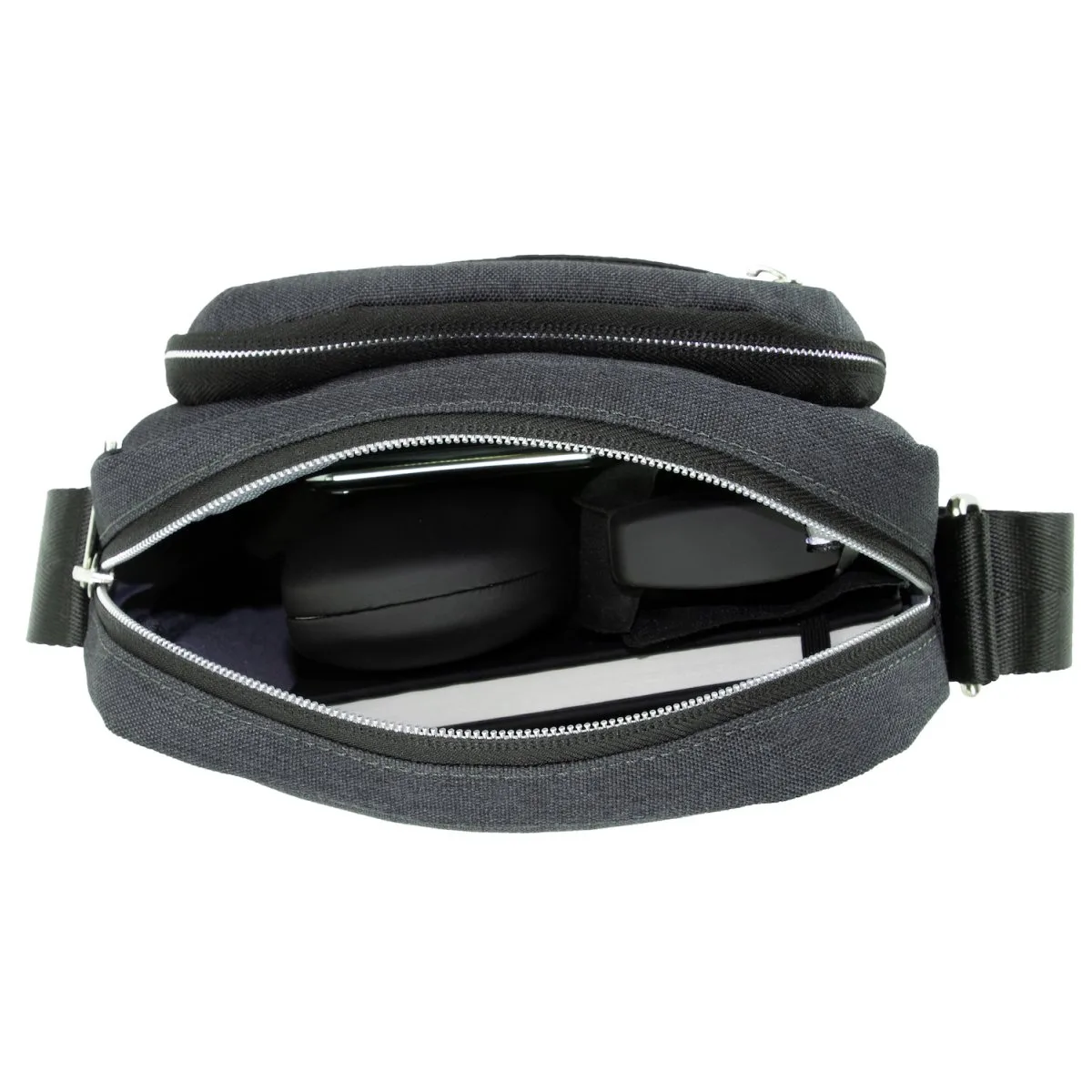 Bugatti Sera Schultertasche Anthrazit 9 Bugatti Sera Schultertasche Anthrazit – Bild 9