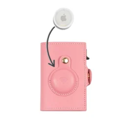Furbo RFID-Kartenhalter Aus Leder Mit Banknotenfach Und AirTag-Etui In Pink -Praktische Taschen Angebote Store compressed vt 4000 rs b2