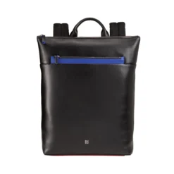 Tokyo - Lederrucksack 16" Schwarz