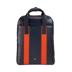 Londra - Lederrucksack 16" Navy