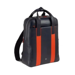 Londra - Lederrucksack 16" Navy -Praktische Taschen Angebote Store compressed zaino uomo porta pc pelle 534 6003 c navy